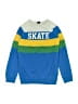 LC Waikiki 100% Cotton Color Block Blue Pullover Sweater Size 11-12y - photo 1
