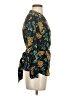 J.Crew 100% Polyester Teal 3/4 Sleeve Blouse Size S - photo 4