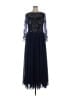 Xscape 100% Polyester Blue Cocktail Dress Size 16 - photo 1