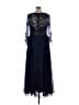 Xscape 100% Polyester Blue Cocktail Dress Size 16 - photo 2