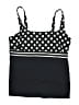 Lands' End Polka Dots Black Swimsuit Top Size 12 - photo 1