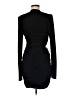 Zara 100% Polyester Solid Black Cocktail Dress Size M - photo 2