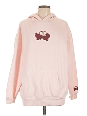 Orange Kiss Pullover Hoodie (view 1)