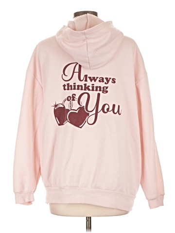 Orange Kiss Pullover Hoodie (view 2)