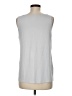 Chico's Silver Sleeveless T-Shirt Size Med (1) - photo 2