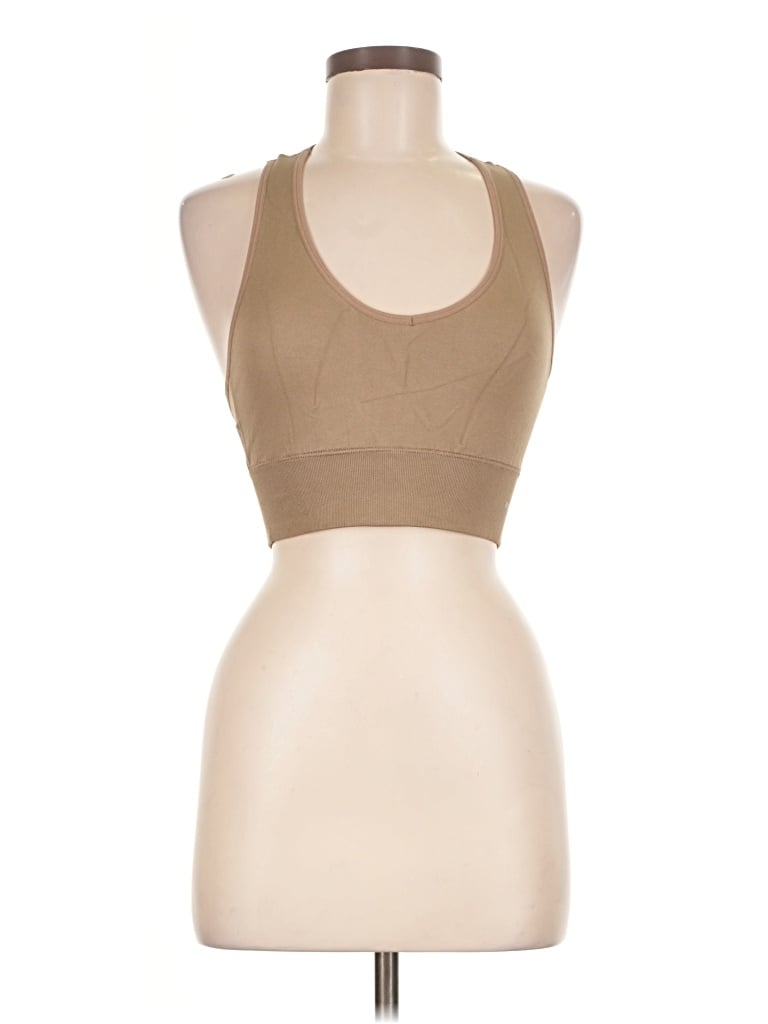 Pre-owned Rbx Tank Top Tan Halter Neckline Tops