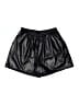 Cotton Bleu Metallic Black Athletic Shorts Size 0 - photo 1
