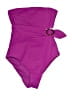 Zimmermann Solid Purple One Piece Swimsuit Size 4 (0) - photo 1