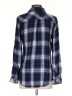 Rails 100% Rayon Plaid Blue Long Sleeve Button-Down Shirt Size S - photo 2