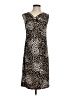 Chico's Animal Print Brown Cocktail Dress Size S - photo 1
