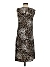 Chico's Animal Print Brown Cocktail Dress Size S - photo 2