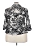 Covington 100% Polyester Silver 3/4 Sleeve Blouse Size 18 - photo 2