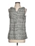 Cynthia Rowley TJX 100% Polyester Silver Tank Top Size L - photo 1