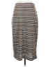 Bobeau Tweed Silver Casual Skirt Size S - photo 2