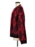 Zara Argyle Red Burgundy Pullover Sweater Size M - photo 5