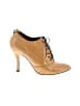 Bally 100% Polyester Solid Tan Yellow Ankle Boots Size 8 - photo 1