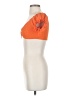 Shein Orange Short Sleeve Top Size 4 - photo 5