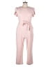 Calvin Klein Solid Pink Jumpsuit Size 14 - photo 1