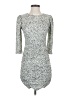 New Look Animal Print Silver Cocktail Dress Size 2 - photo 1