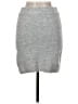 Gianni Bini Solid Gray Casual Skirt Size M - photo 2