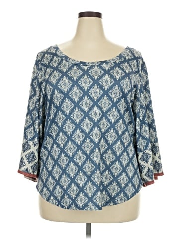 Weekend Suzanne Betro 3/4 Sleeve Top (view 1)