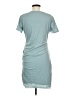 Unbranded Solid Teal Casual Dress Size M - photo 2