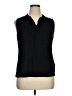 212 Collection Black Sleeveless Blouse Size XL - photo 1