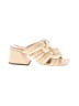 Vicenza Solid Tan Ivory Sandals Size 8 - photo 1