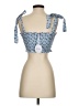 Storia Blue Sleeveless Blouse Size S - photo 2