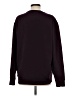 Express Solid Burgundy Sweatshirt Size S - photo 2