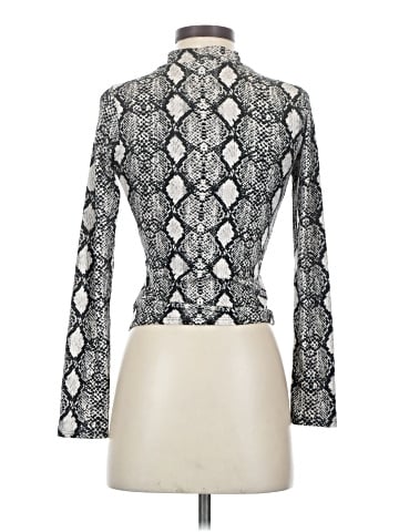 Caution to the Wind Long Sleeve Blouse (view 2)