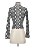 Caution to the Wind Silver Long Sleeve Blouse Size XS - photo 2
