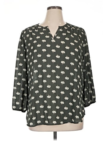 Fun2Fun 3/4 Sleeve Blouse (view 1)
