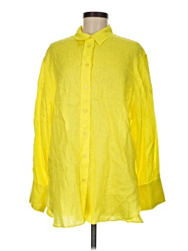Zara 3/4 Sleeve Button-Down Shirt (view 1)