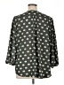Fun2Fun 100% Polyester Polka Dots Gray 3/4 Sleeve Blouse Size 1X - photo 2