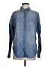 Current/Elliott 100% Cotton Blue Long Sleeve Button-Down Shirt Size Med (2) - photo 1