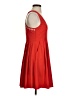 Buttons 100% Polyester Solid Red Cocktail Dress Size S - photo 4