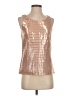 J.Crew Metallic Gold Sleeveless Blouse Size 0 - photo 1