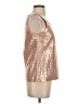 J.Crew Metallic Gold Sleeveless Blouse Size 0 - photo 4