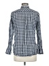 J.Crew Checkered-gingham Blue Long Sleeve Button-Down Shirt Size 6 - photo 2