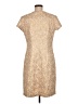 J. McLaughlin Paisley Tan Cocktail Dress Size 8 - photo 2