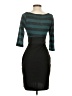 Hypnotik Stripes Teal Casual Dress Size S (estimated) - photo 2