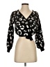 Unbranded Animal Print Black Cardigan Size S (estimated) - photo 1