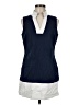 Sail to Sable Blue Sleeveless Blouse Size M - photo 1