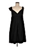 Zara Basic Solid Black Casual Dress Size M - photo 1