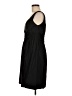 Zara Basic Solid Black Casual Dress Size M - photo 5