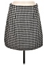 Old Navy 100% Polyester Houndstooth Black Casual Skirt Size M - photo 1