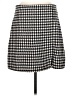 Old Navy 100% Polyester Houndstooth Black Casual Skirt Size M - photo 2