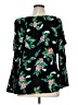 Old Navy Black 3/4 Sleeve Blouse Size XL - photo 2