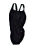 Speedo Solid Black One Piece Swimsuit Size S (estimated) - photo 1